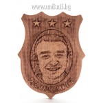 Дърворезба от снимка с лого на футболен отбор Дърворезба от снимка с лого на футболен отбор